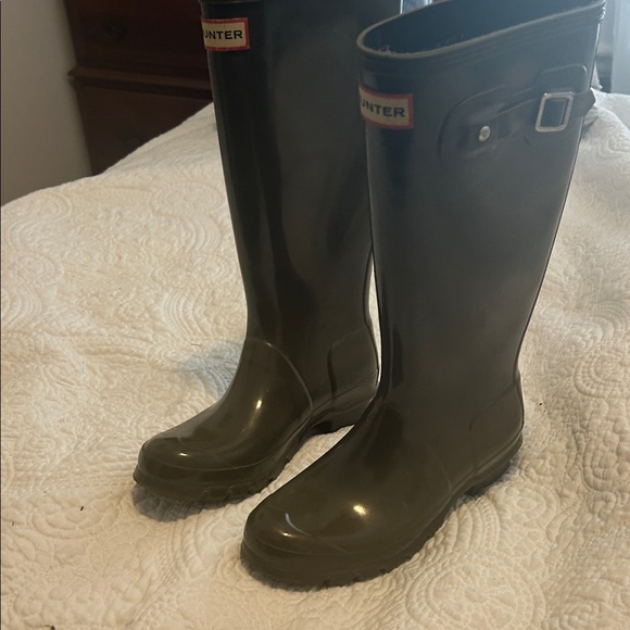 Black Tall Rain Boots - Picture 4 of 7